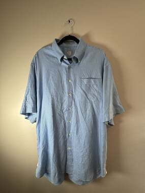 Peter Millar Men's Short Sleeve Button-Down Shirt with Copperheads Golf Embroide
